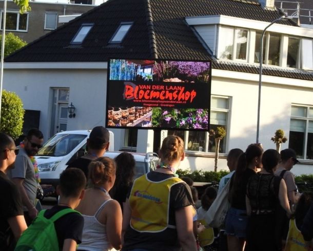 Ledschermwagen.nl langs de ring Groningen